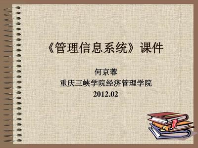 管理信息系统（黄梯云）在重庆信息化建设中的应用与实践